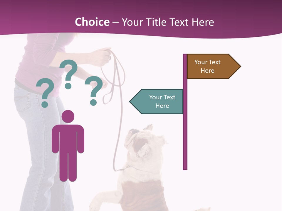 Dog Blond Teaching PowerPoint Template