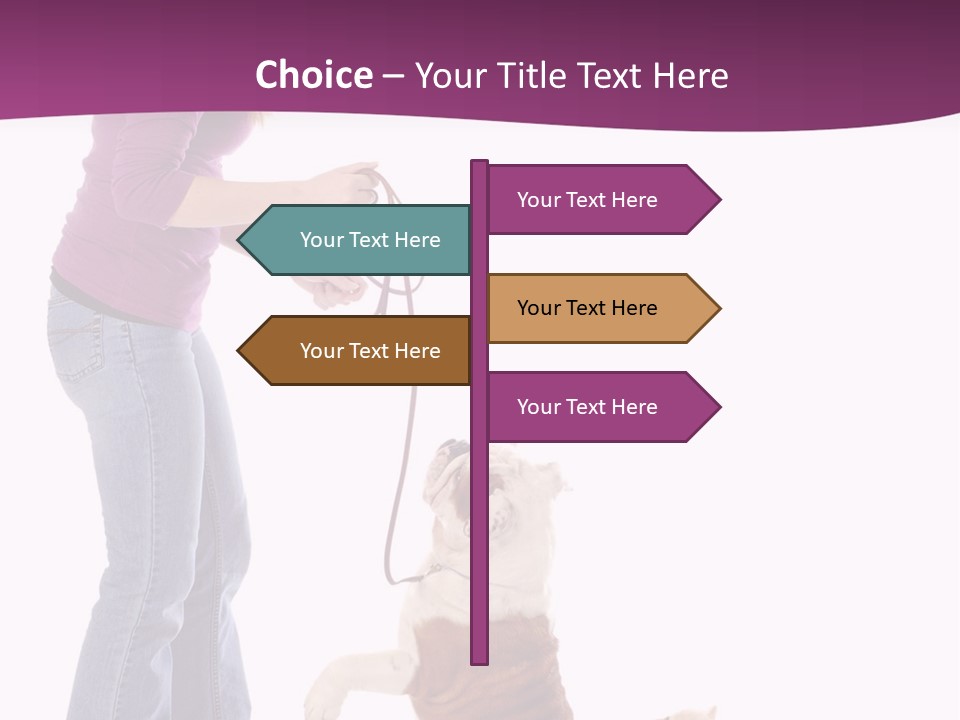 Dog Blond Teaching PowerPoint Template