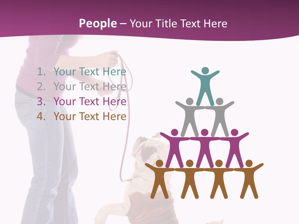 Dog Blond Teaching PowerPoint Template