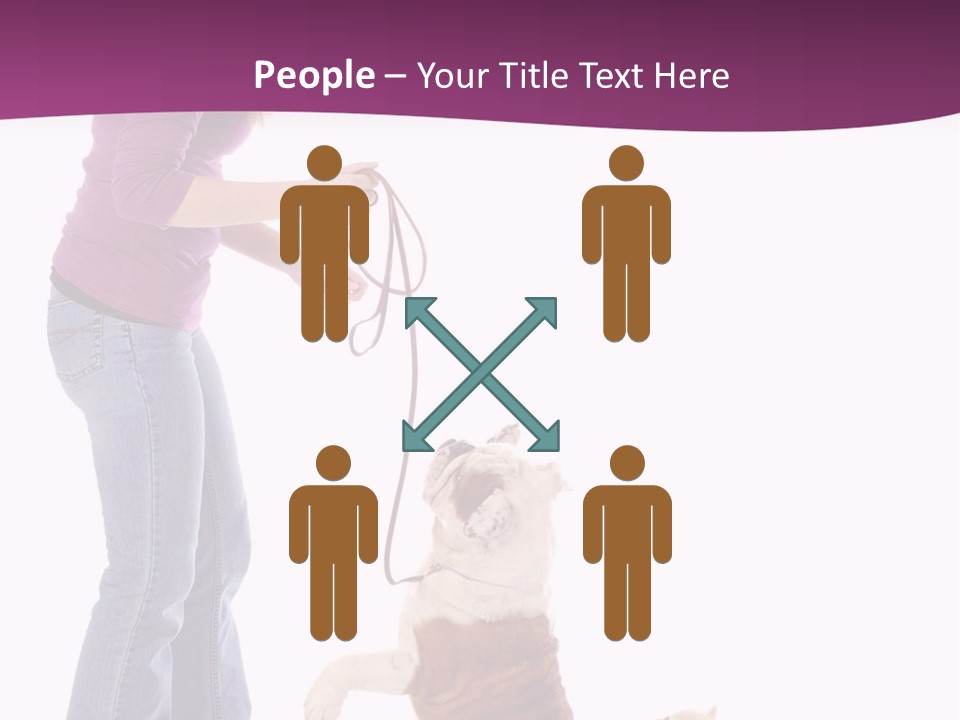 Dog Blond Teaching PowerPoint Template