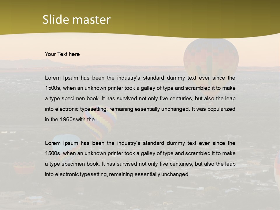 Summer Fiesta Rainbow PowerPoint Template