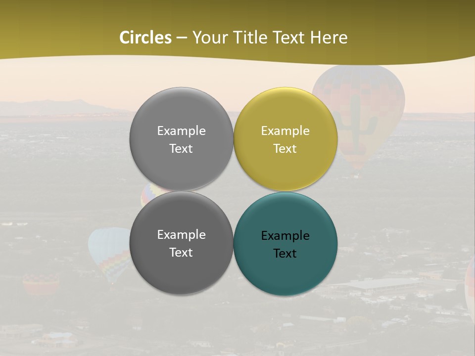 Summer Fiesta Rainbow PowerPoint Template