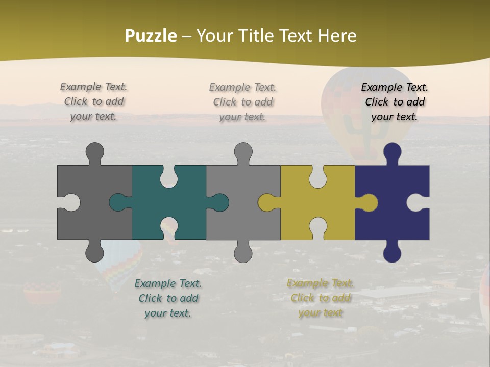 Summer Fiesta Rainbow PowerPoint Template