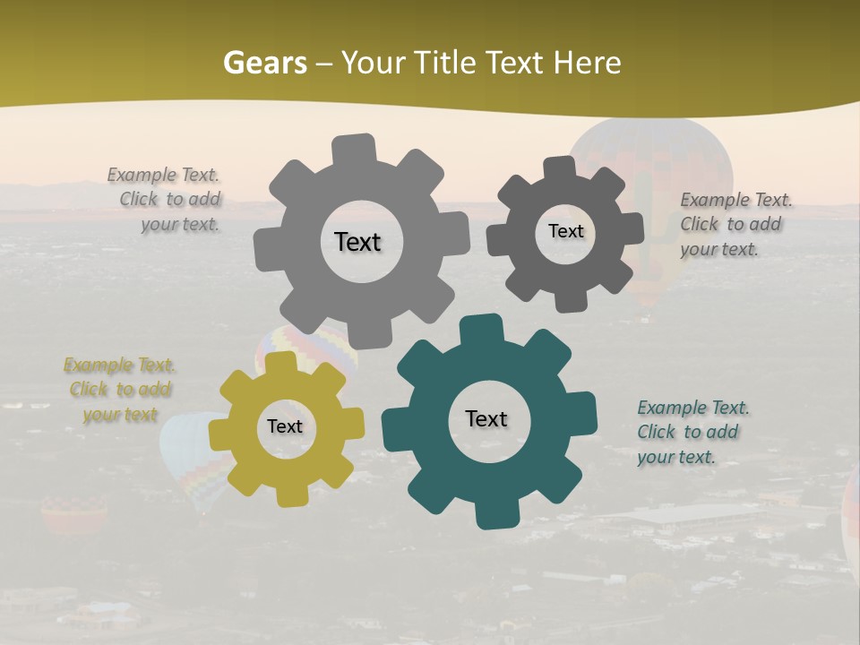 Summer Fiesta Rainbow PowerPoint Template