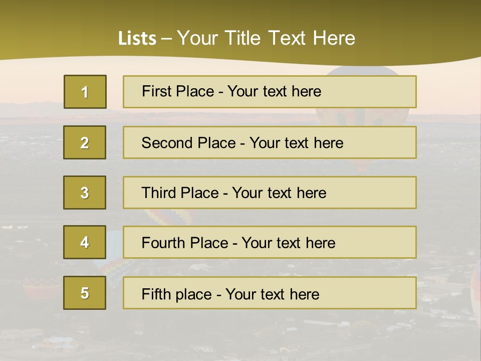Summer Fiesta Rainbow PowerPoint Template