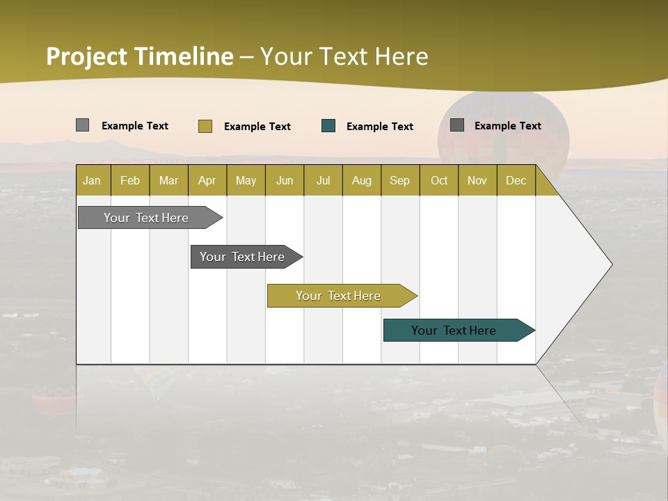 Summer Fiesta Rainbow PowerPoint Template