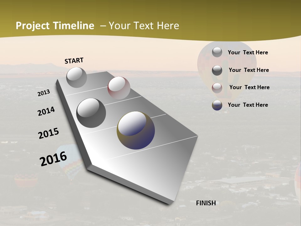 Summer Fiesta Rainbow PowerPoint Template