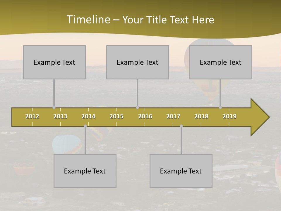 Summer Fiesta Rainbow PowerPoint Template