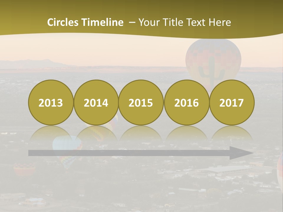 Summer Fiesta Rainbow PowerPoint Template