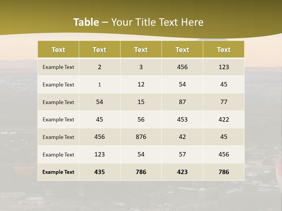 Summer Fiesta Rainbow PowerPoint Template