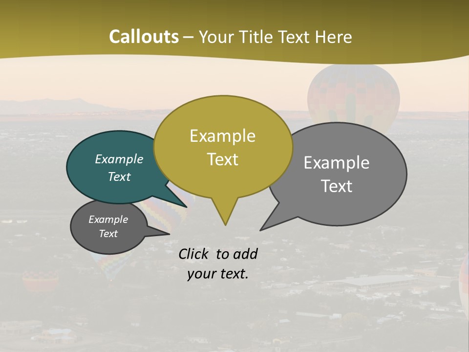 Summer Fiesta Rainbow PowerPoint Template