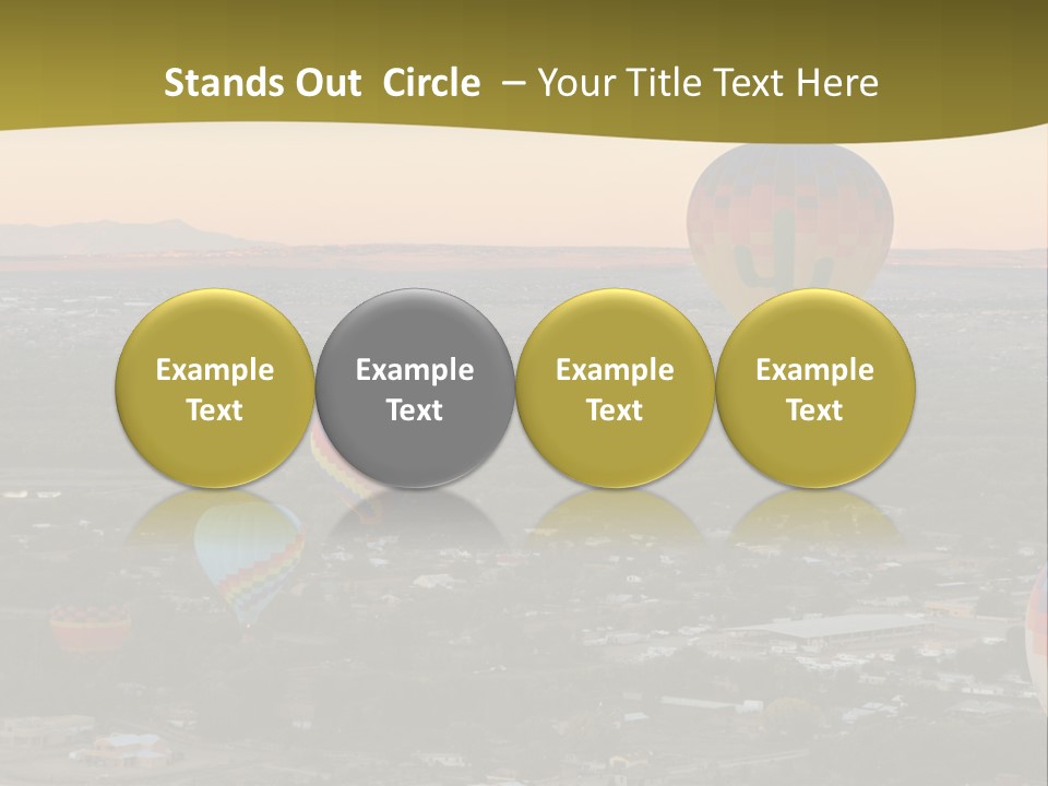 Summer Fiesta Rainbow PowerPoint Template