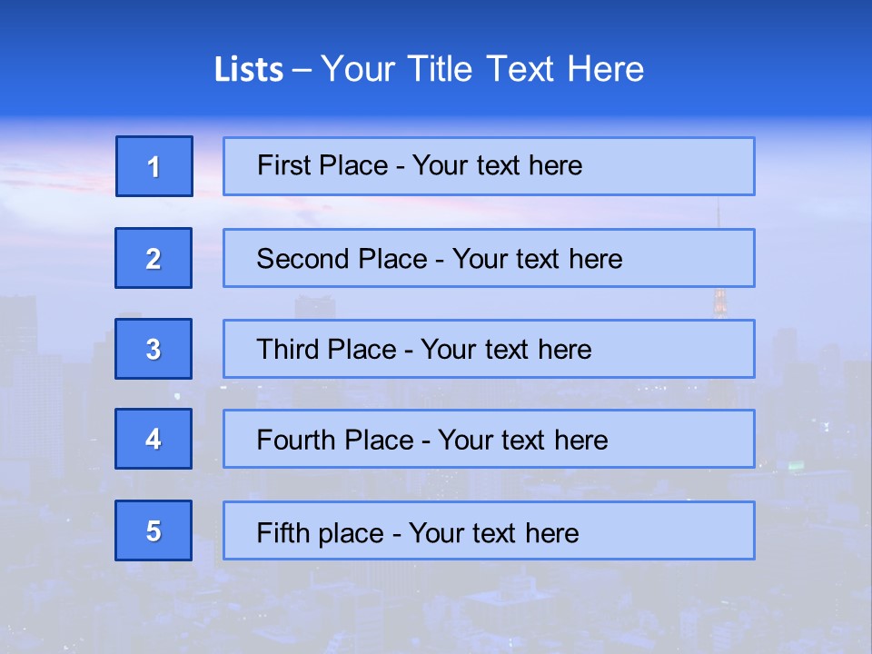 Exposure City Hills PowerPoint Template
