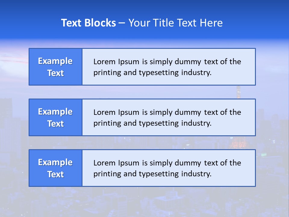 Exposure City Hills PowerPoint Template