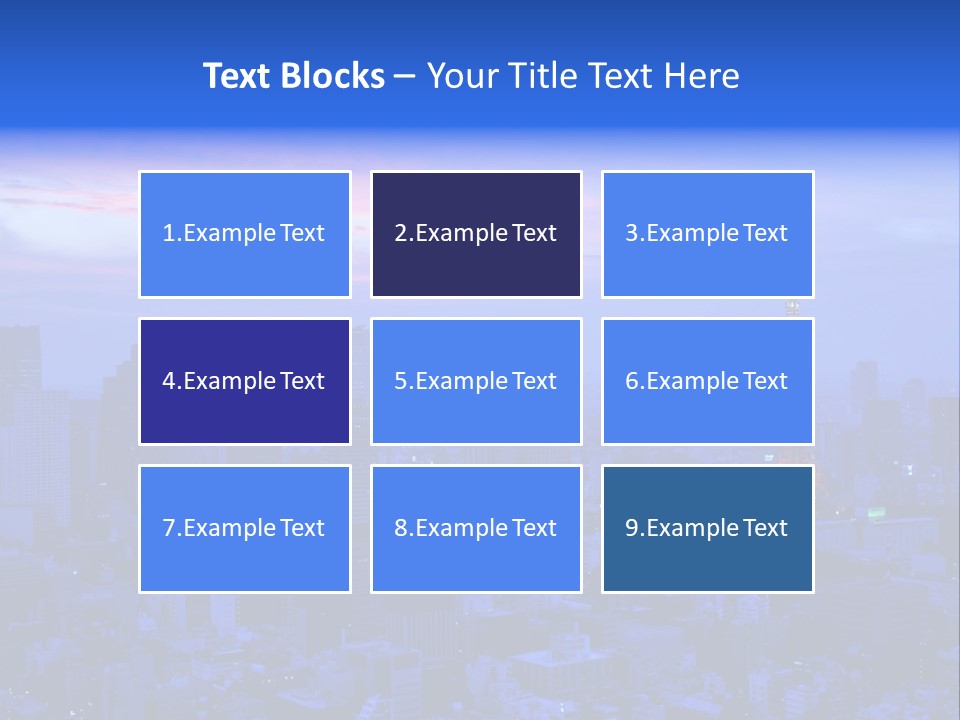 Exposure City Hills PowerPoint Template
