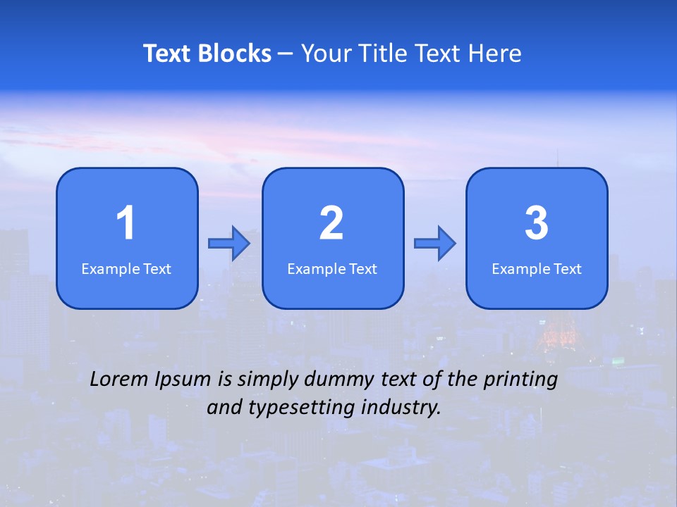 Exposure City Hills PowerPoint Template