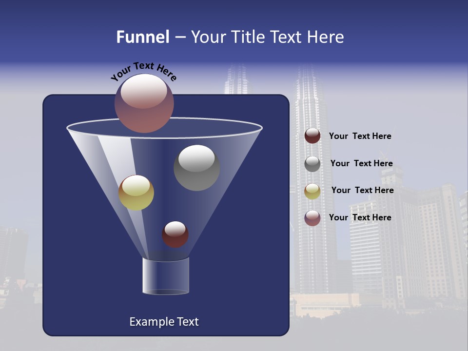 Klcc Skyscraper Business PowerPoint Template