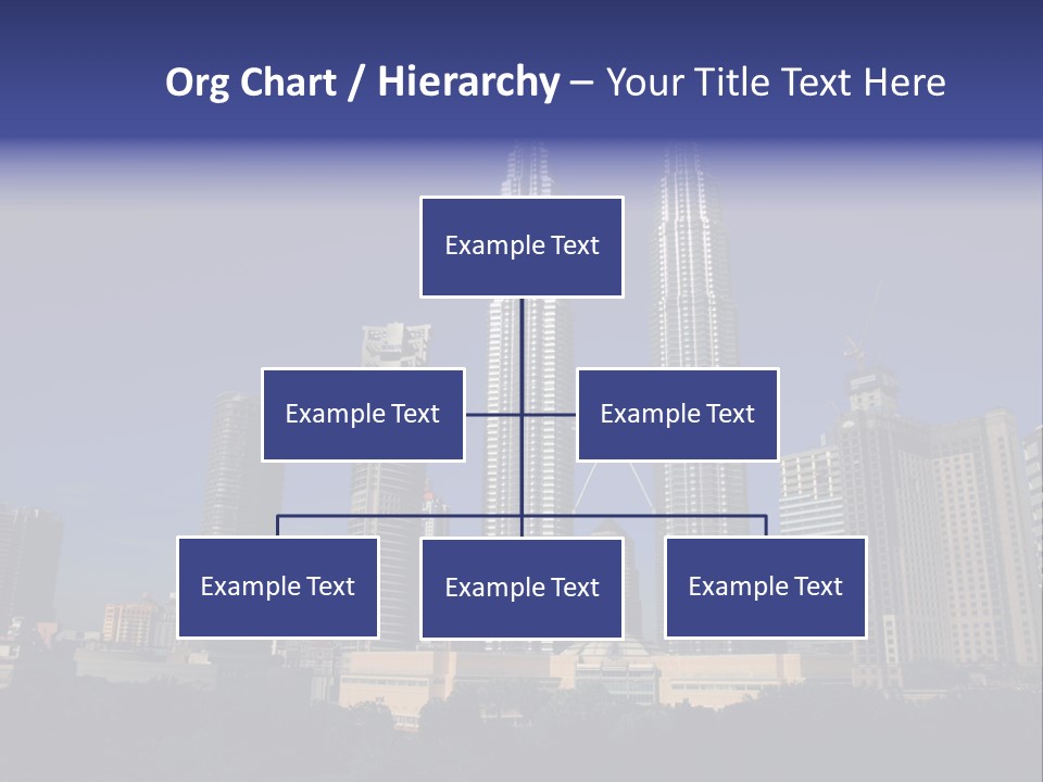 Klcc Skyscraper Business PowerPoint Template