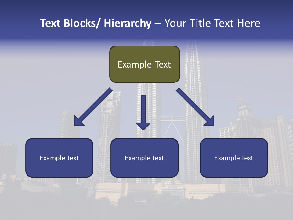 Klcc Skyscraper Business PowerPoint Template