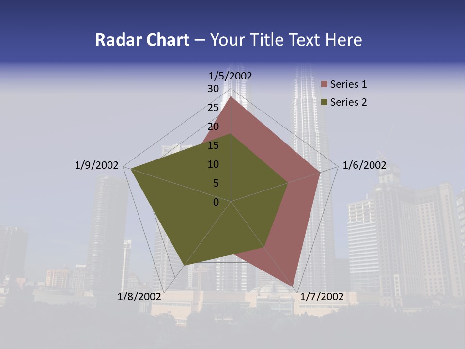 Klcc Skyscraper Business PowerPoint Template