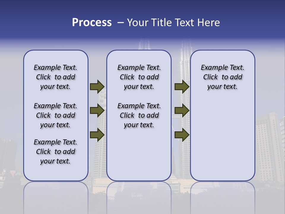 Klcc Skyscraper Business PowerPoint Template