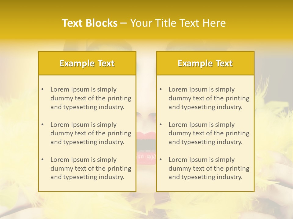 One People Portrait PowerPoint Template