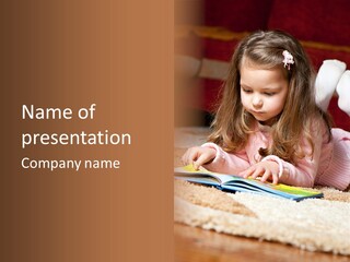 Little Toddler Knowledge PowerPoint Template