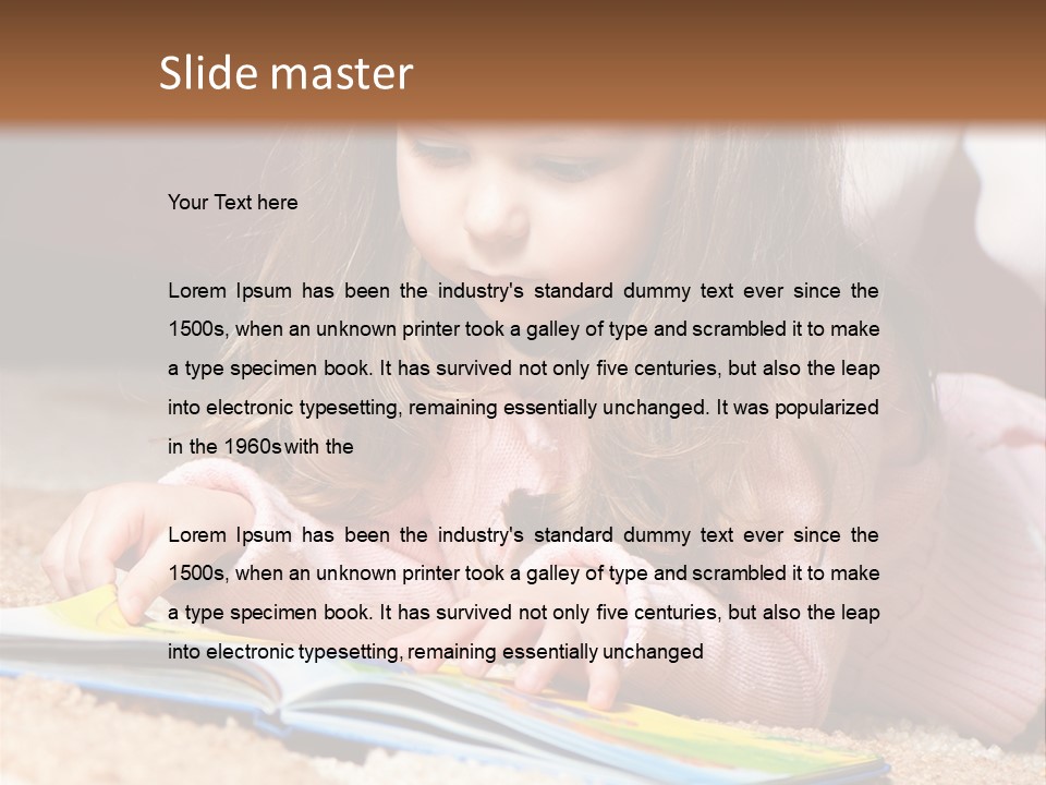 Little Toddler Knowledge PowerPoint Template
