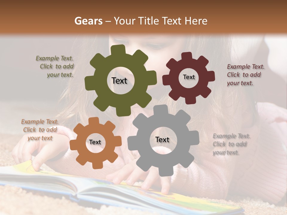 Little Toddler Knowledge PowerPoint Template