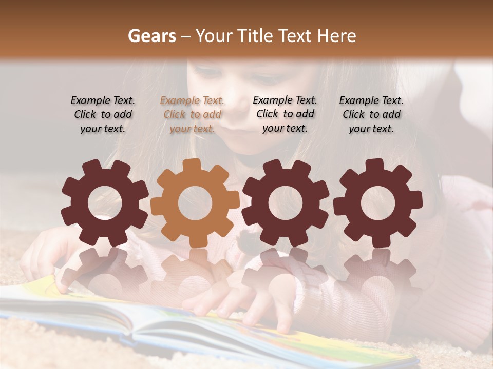 Little Toddler Knowledge PowerPoint Template