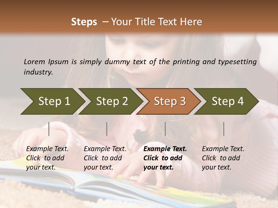 Little Toddler Knowledge PowerPoint Template