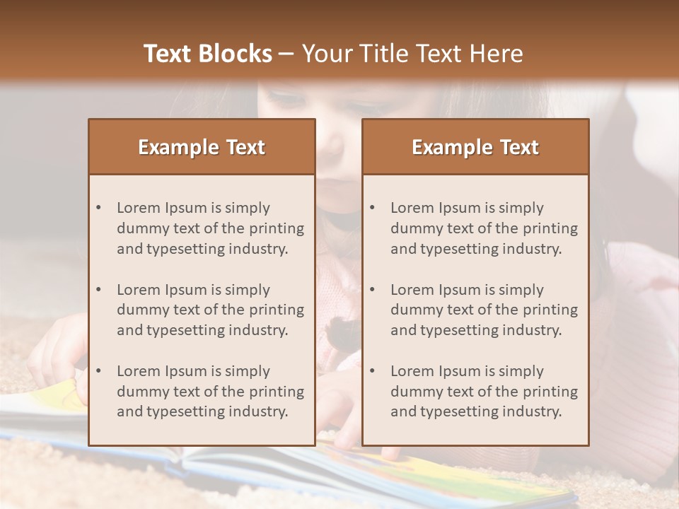 Little Toddler Knowledge PowerPoint Template