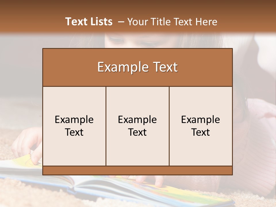 Little Toddler Knowledge PowerPoint Template