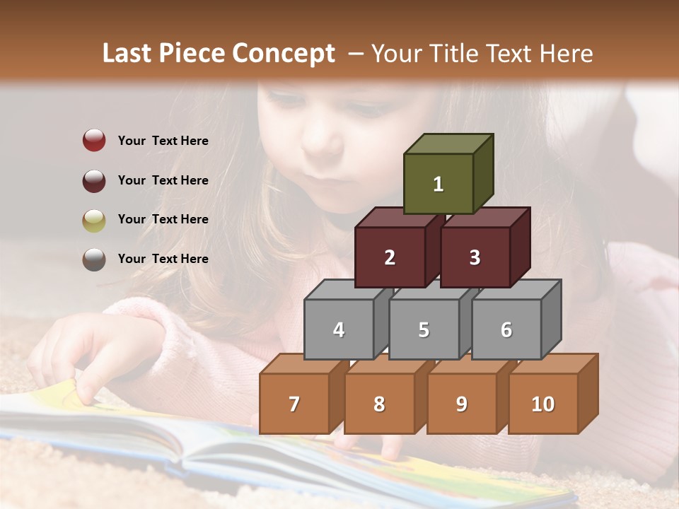 Little Toddler Knowledge PowerPoint Template