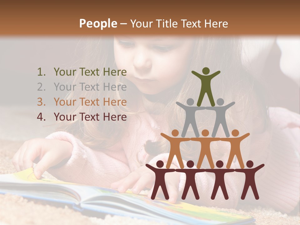 Little Toddler Knowledge PowerPoint Template