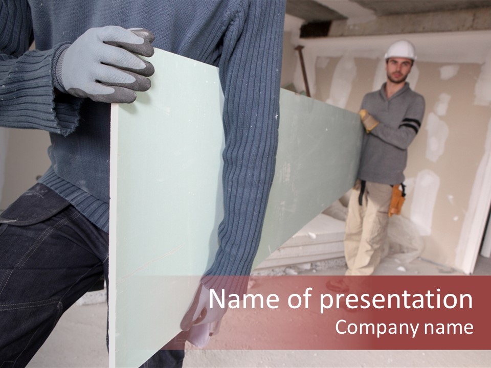 Public Men Building PowerPoint Template