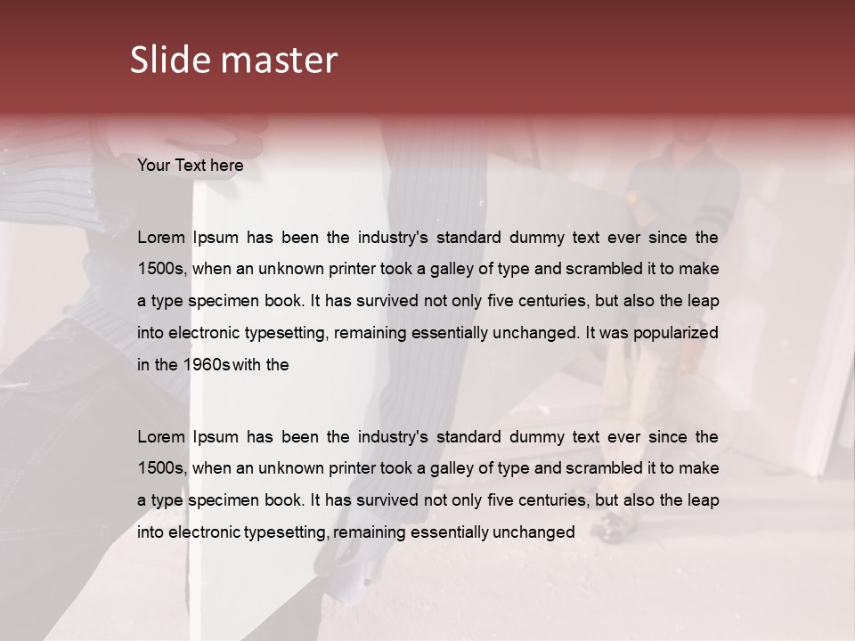 Public Men Building PowerPoint Template