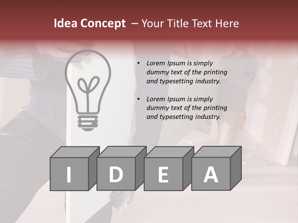 Public Men Building PowerPoint Template