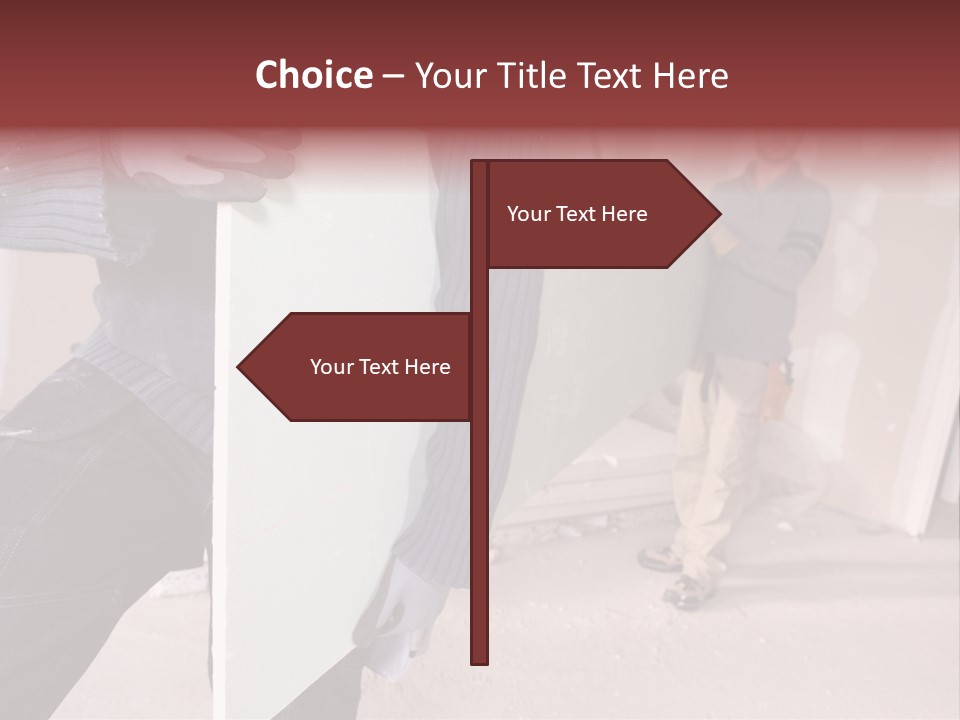 Public Men Building PowerPoint Template