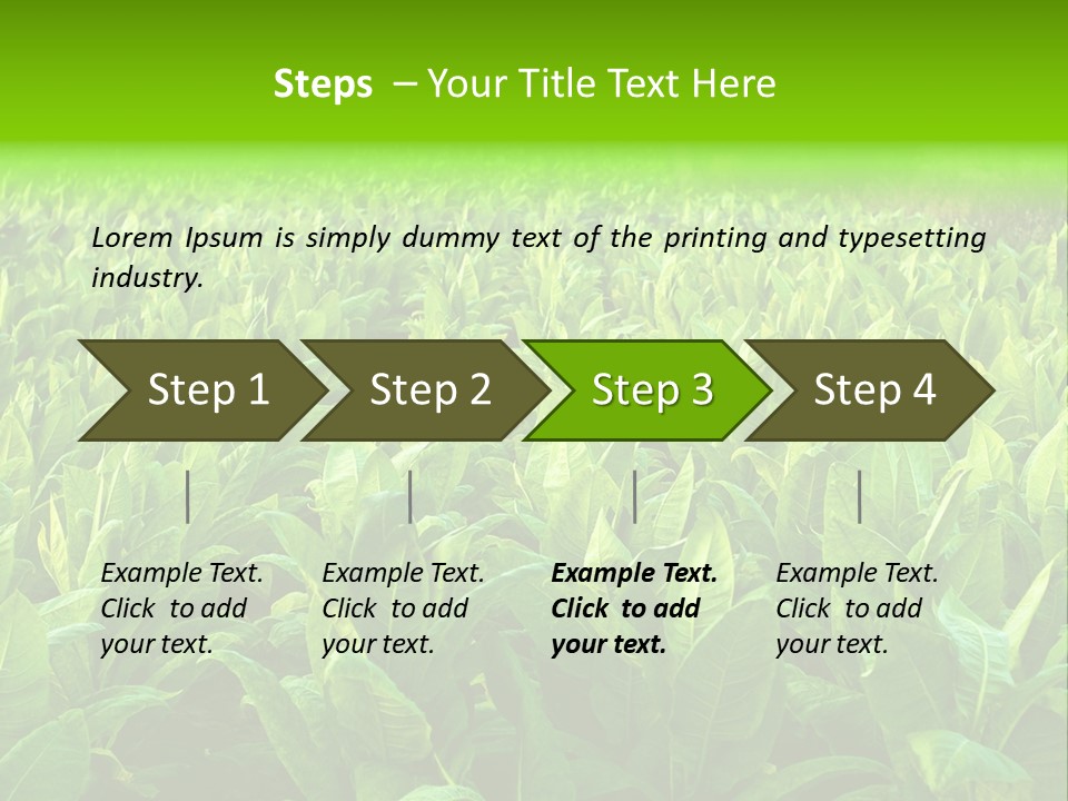 Farming Nature Plant PowerPoint Template