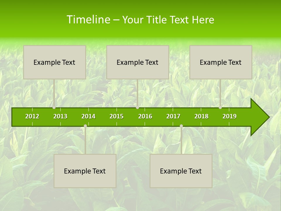 Farming Nature Plant PowerPoint Template