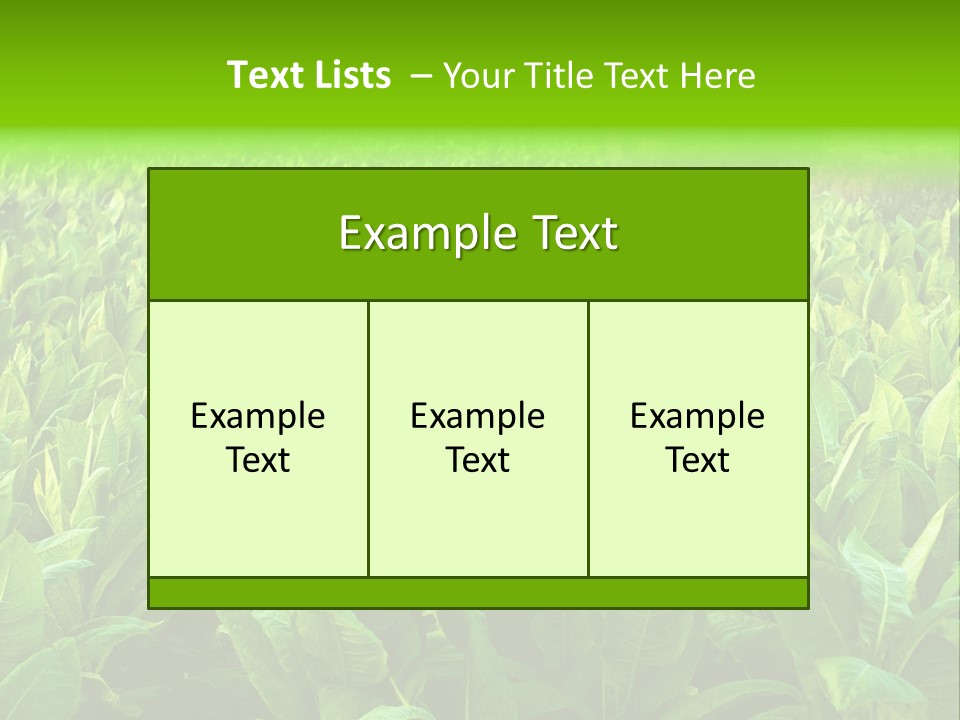 Farming Nature Plant PowerPoint Template