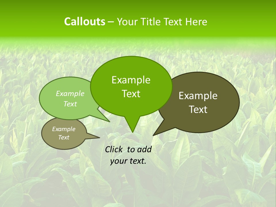 Farming Nature Plant PowerPoint Template