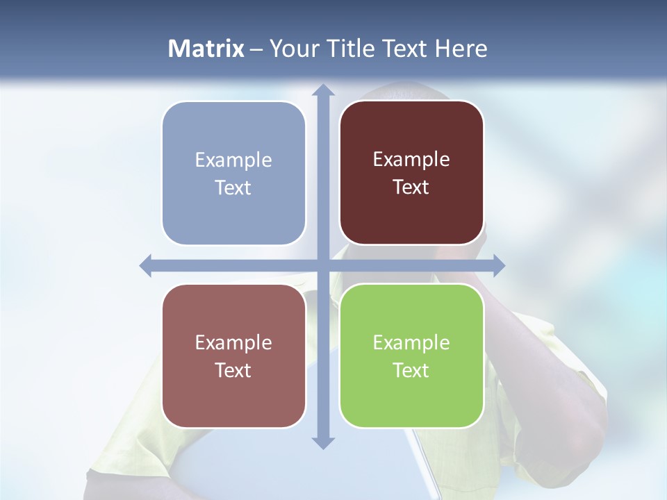 Blue Optimism Happy PowerPoint Template