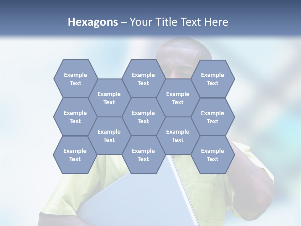 Blue Optimism Happy PowerPoint Template