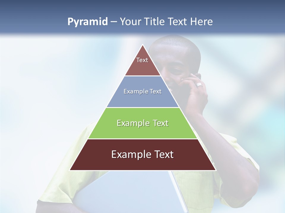 Blue Optimism Happy PowerPoint Template