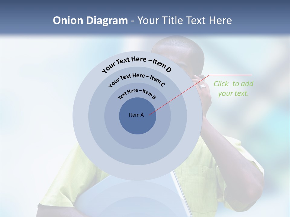 Blue Optimism Happy PowerPoint Template