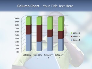 Blue Optimism Happy PowerPoint Template