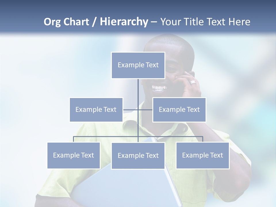Blue Optimism Happy PowerPoint Template