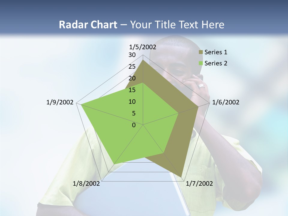 Blue Optimism Happy PowerPoint Template